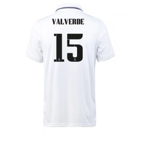 Real Madrid Federico Valverde #15 Hemmatröja 2022-23 Kortärmad